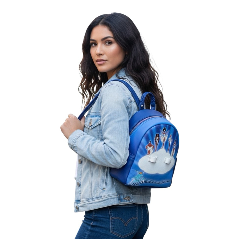 Disney Our Universe Hercules Muses Mini Backpack Hard to Find – NO Front Pouch